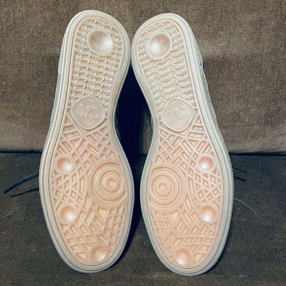 Rare Sample Tag Adidas Handball Spezial Blk Silver Purple 9 US 8.5 UK 42 2/3 EU - Picture 6 of 10